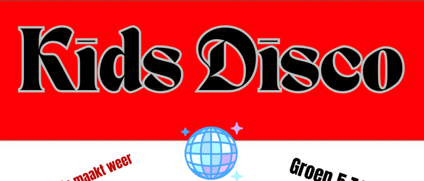 Kids Disco thema carnaval