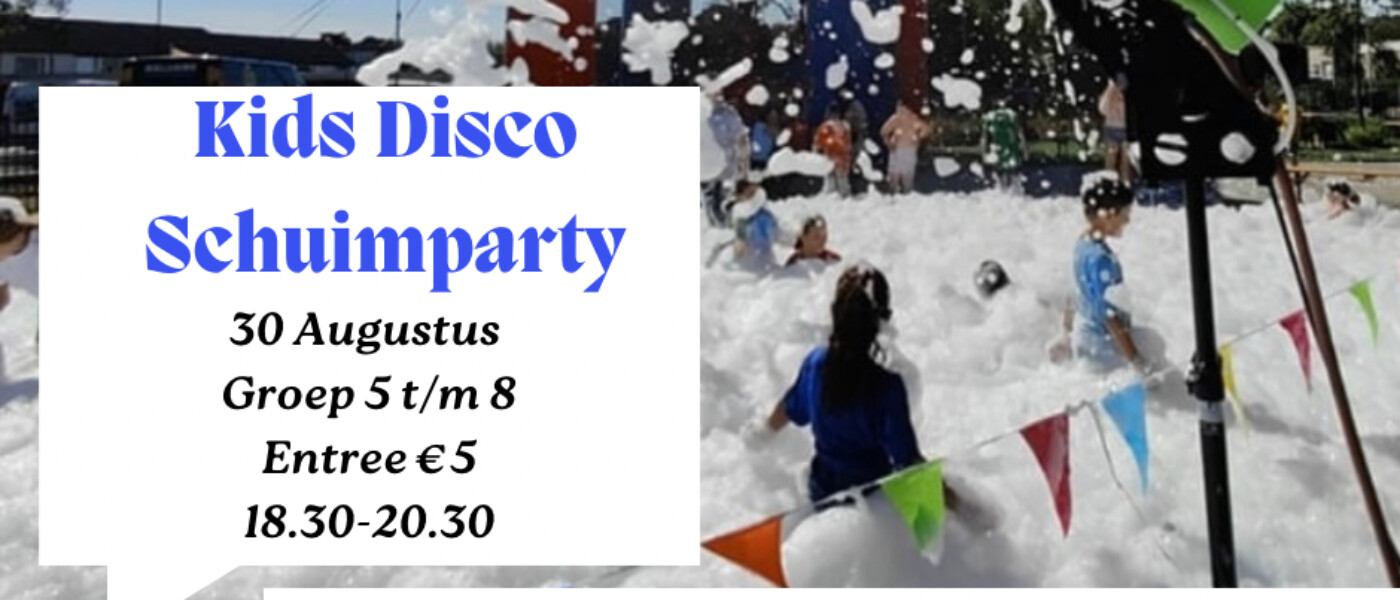 Kids Disco Schuimparty