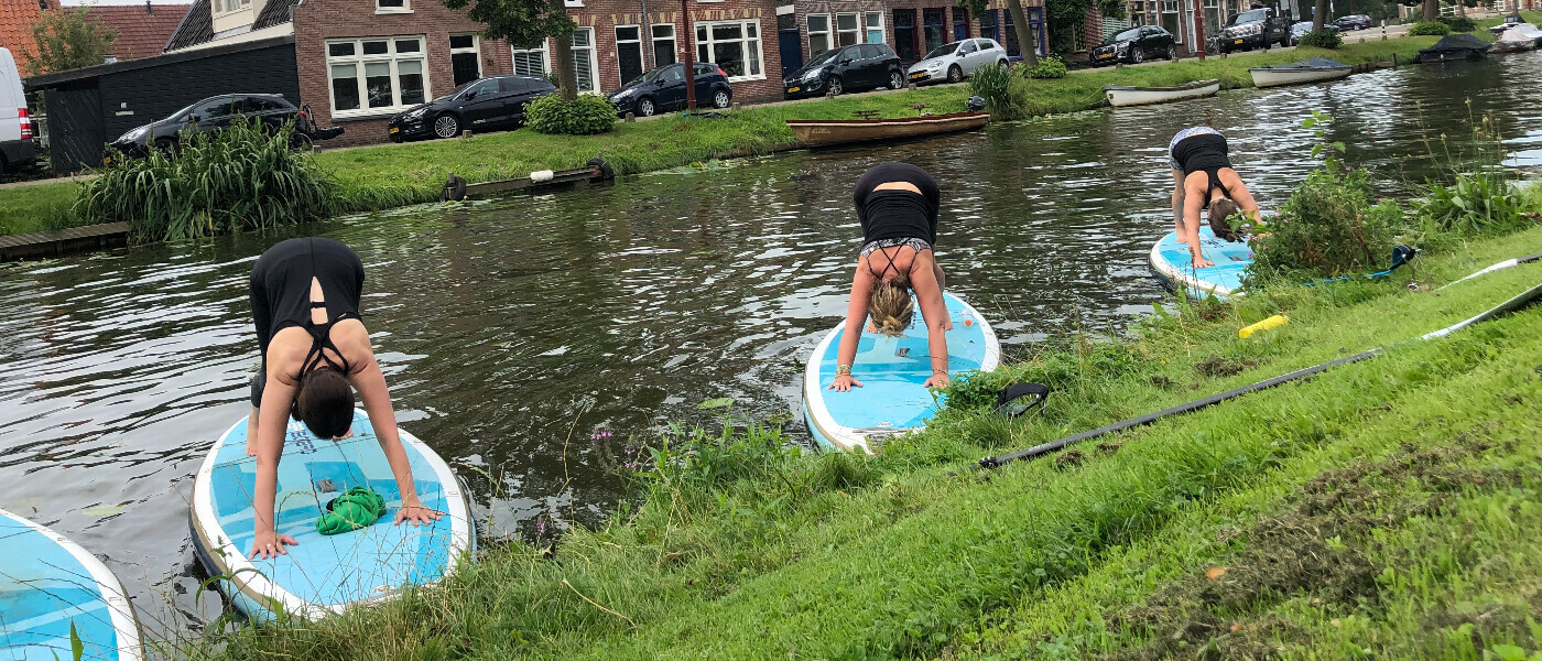 Sup Yoga met Cynthia in Alkmaar