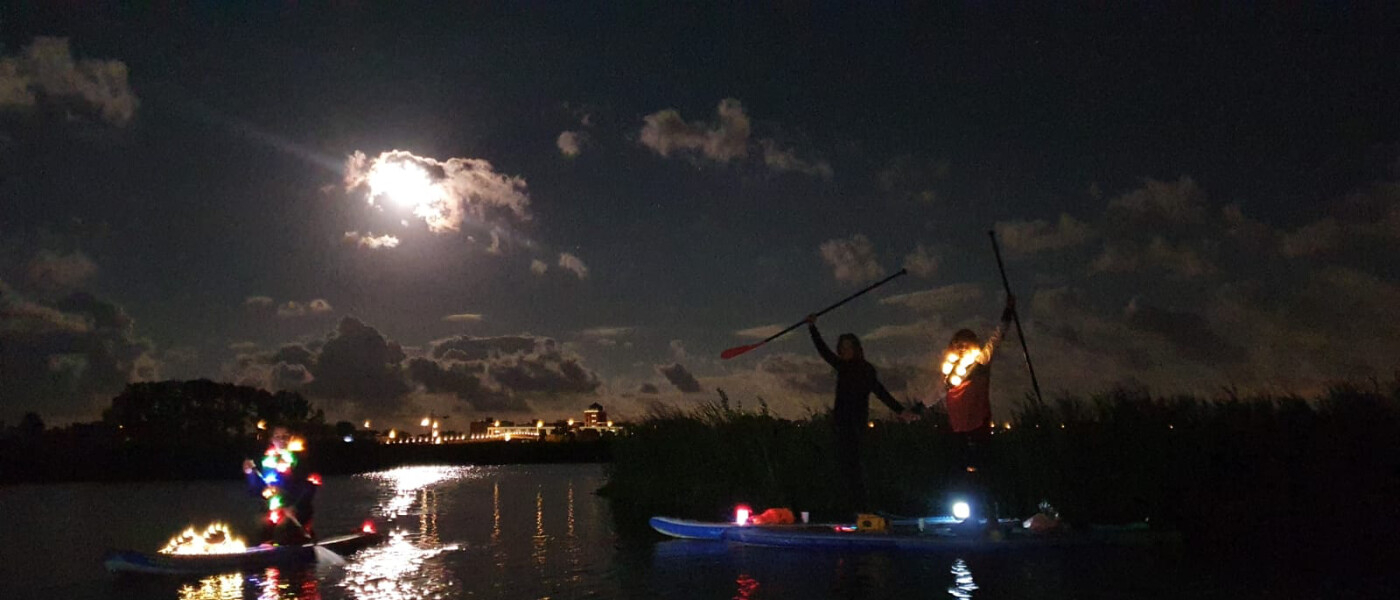 Full Moon Suptour bij Supschool Cup of Sup